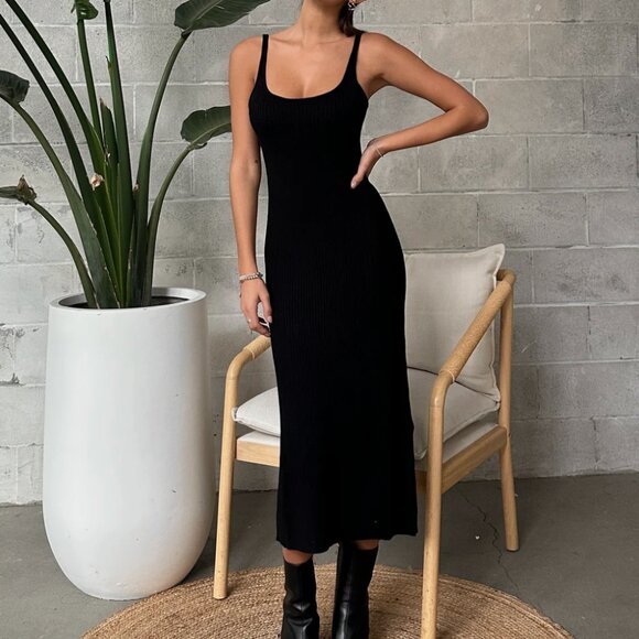 Brunette The Label Dresses & Skirts - Brunette The Label Rib Knit Maxi Dress | NWT